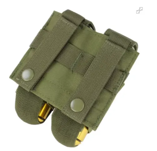 molle double pouch showing the back straps