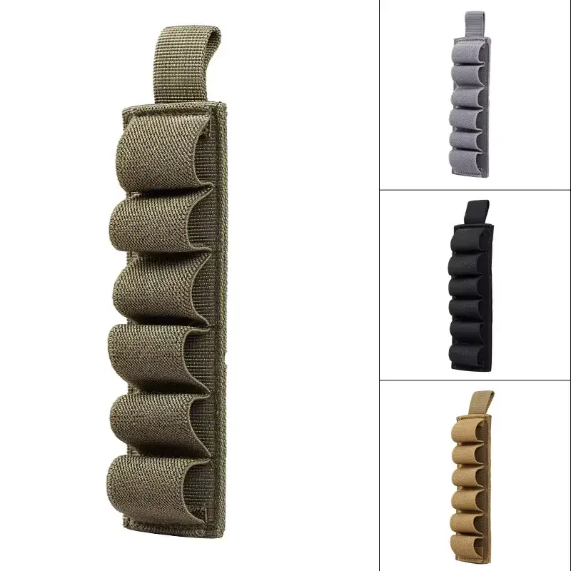 Four shotgun shell holders in different colors