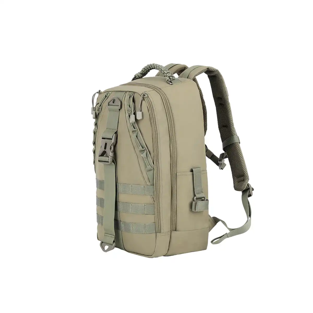 Olive green tactical backpack