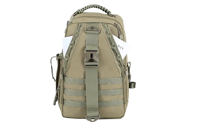 green custom tactical backpack