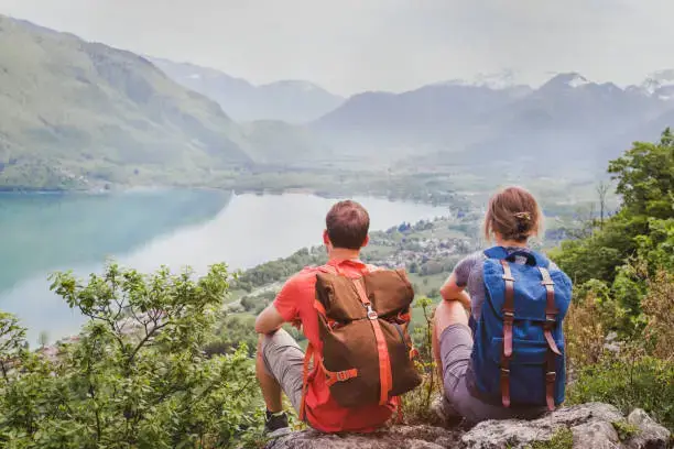 summer hiking in Alps