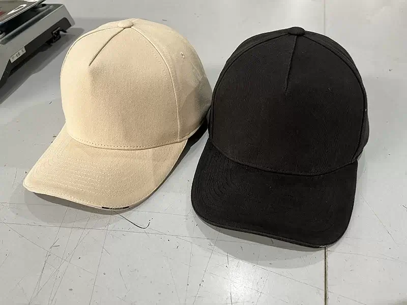 Baseball Cap, beige and black