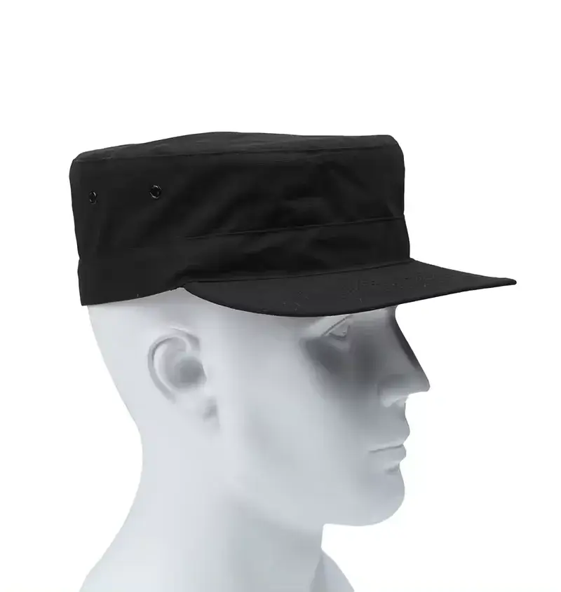 black patrol cap (field cap)