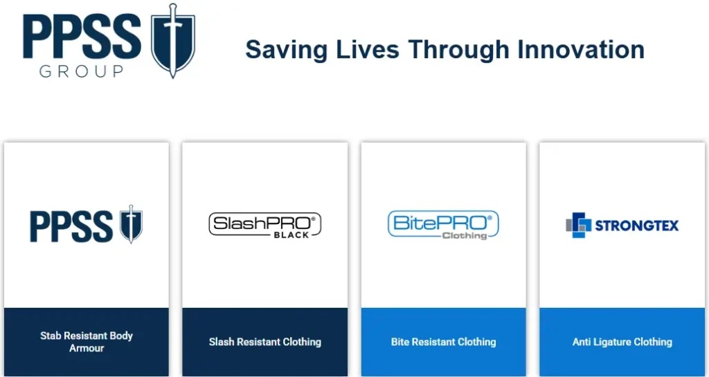 UK tactical vest manufacturers, PPSS Group