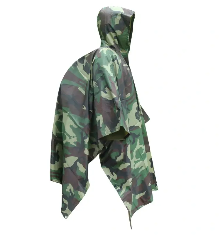 woodland poncho