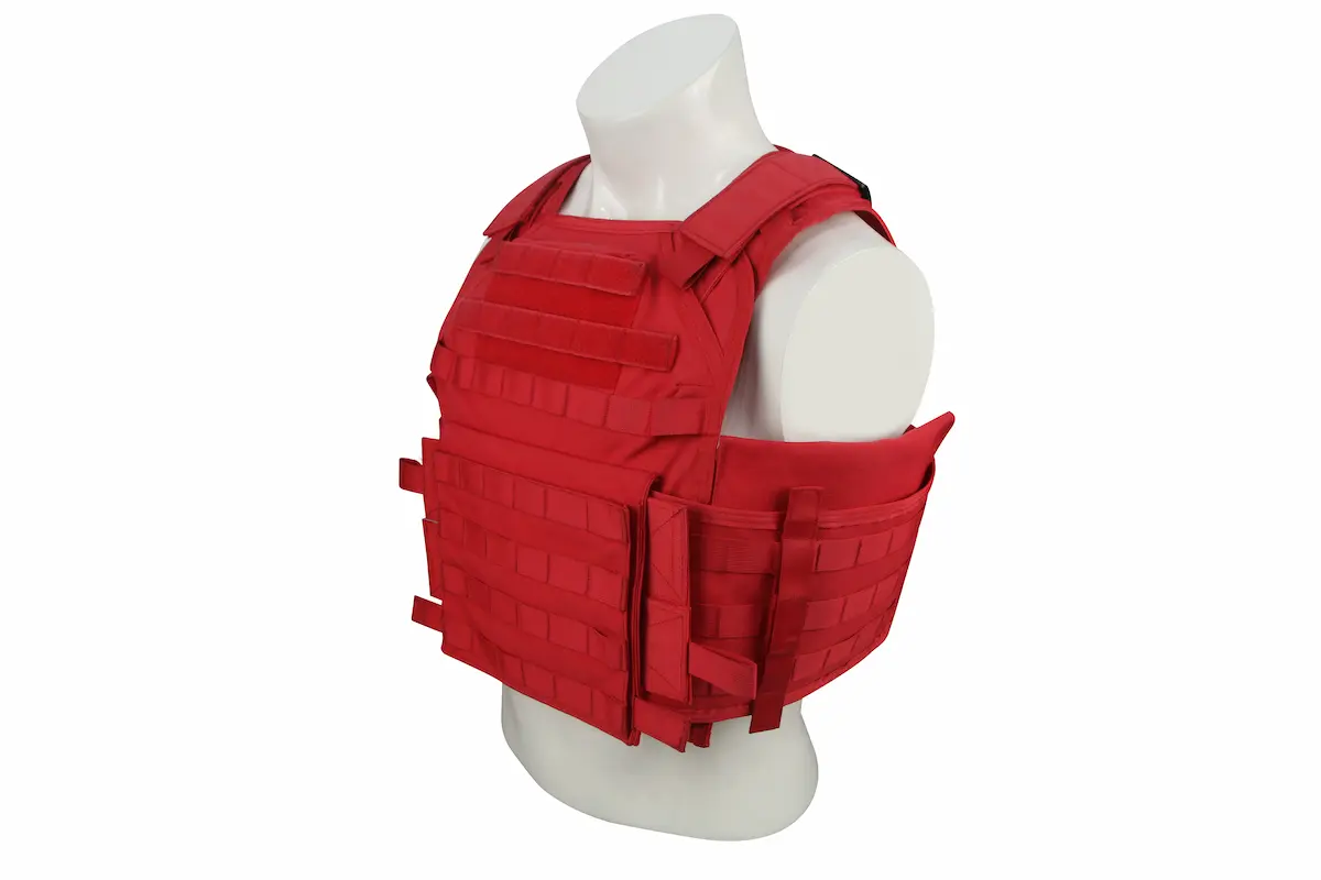 Adjustable Red Tactical Vest