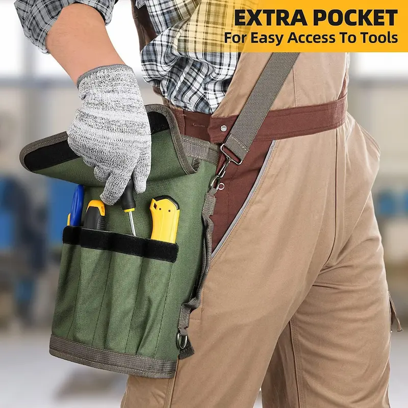 Green Tool Pouch – Hip-Worn
