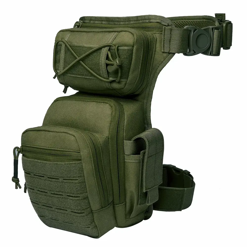 Olive Green Tactical Thigh Pack