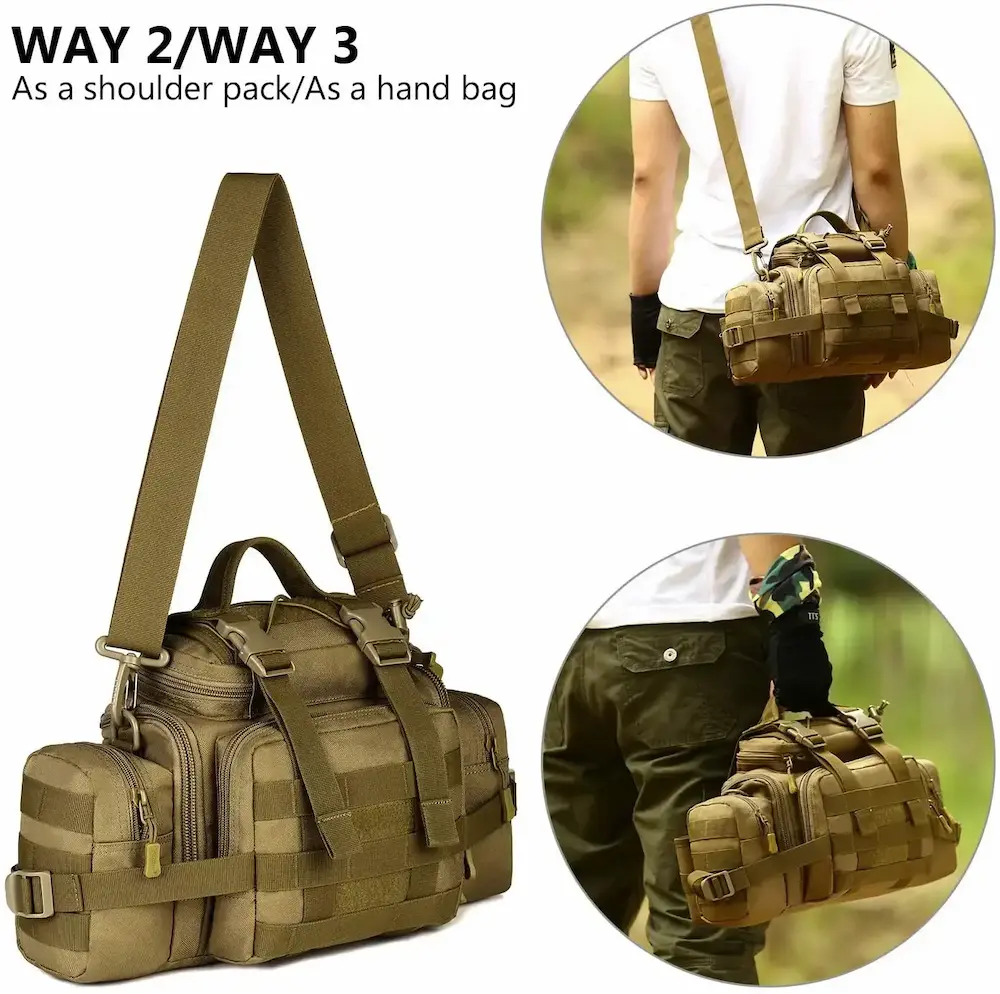 Tactical Convertible Waist Shoulder Bag