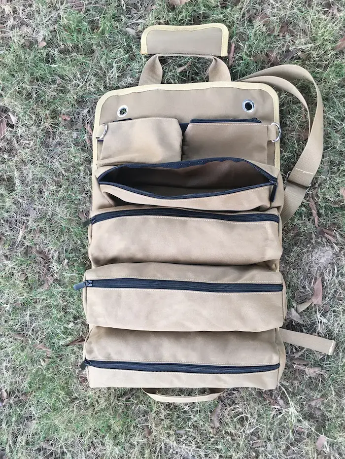 tan modular tool roll