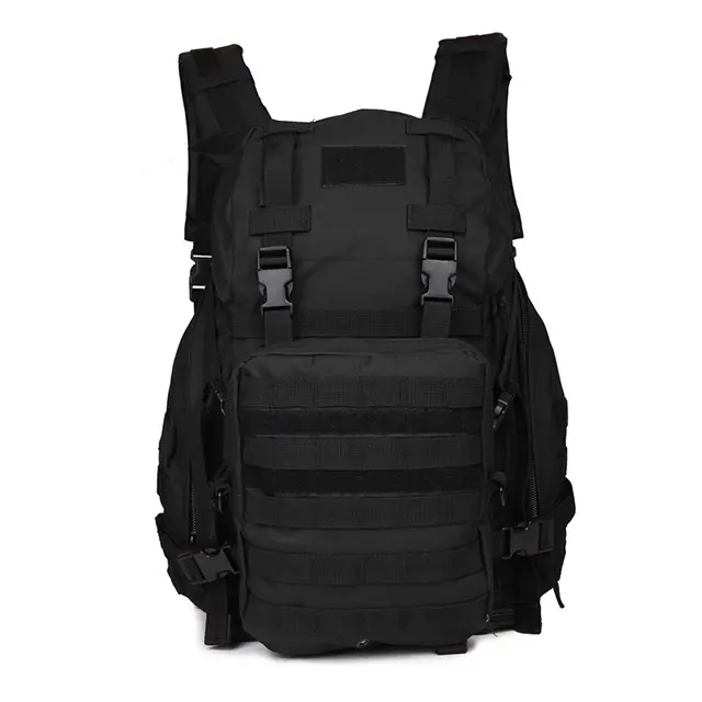 Black Modular Tactical Hydration Backpack