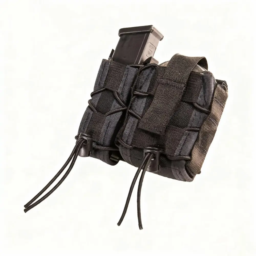 Black Quick-Release Tactical Gear Pouch
