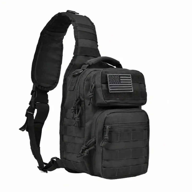 Black Tactical Sling Pack