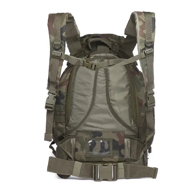 Camo Modular Tactical Backpack-back view