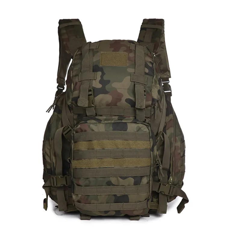 Expandable Modular Tactical Backpack with Detachable Front Bag