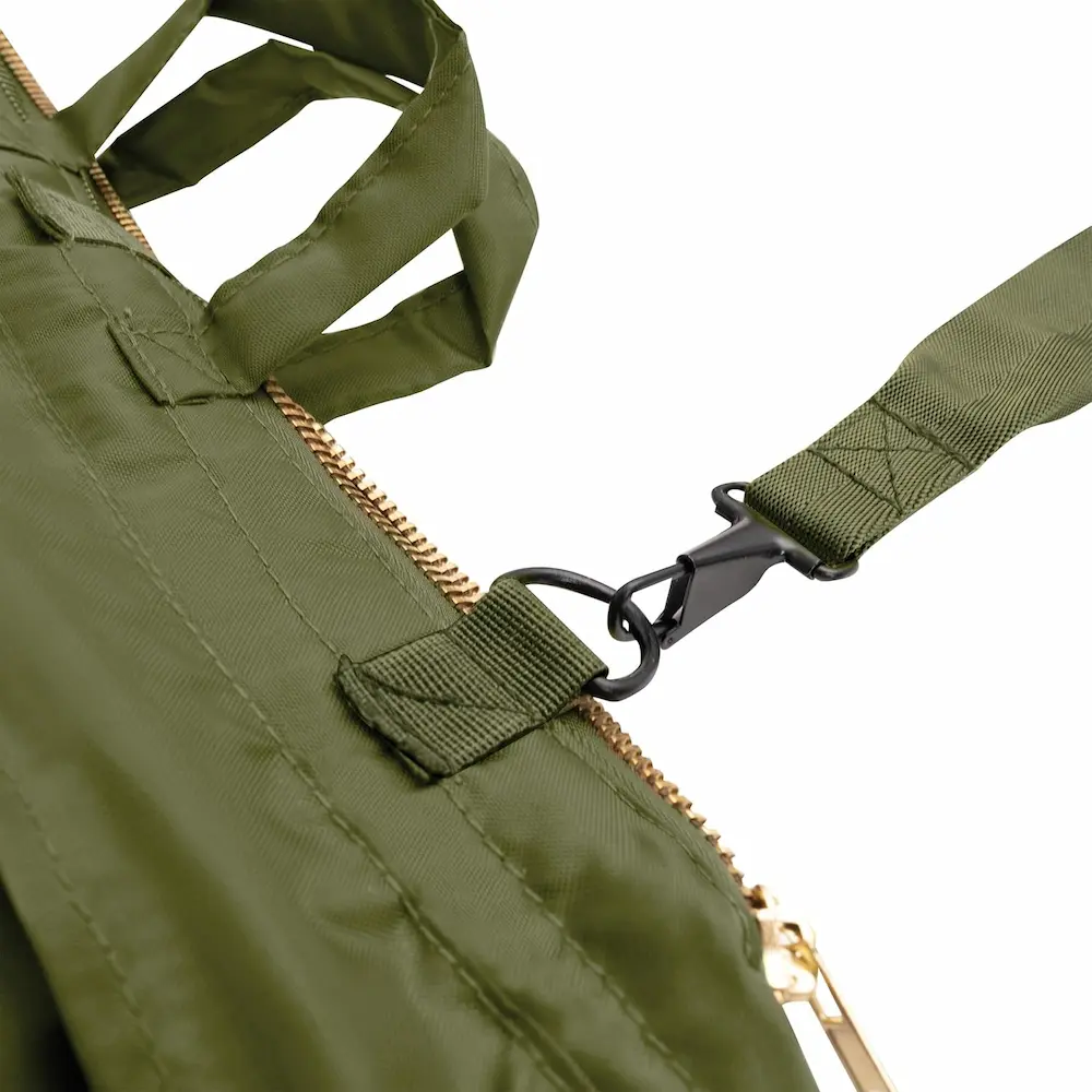 Olive Tactical Helmet Carry Bag – Quick-Release Shoulder Strap Buckle