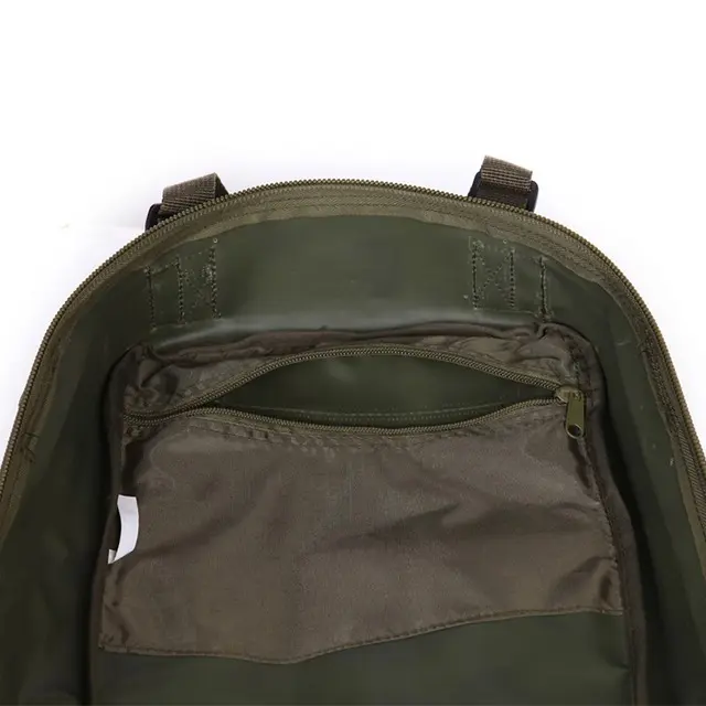 Olive Tactical Laptop Backpack – Zippered Inner Pocket