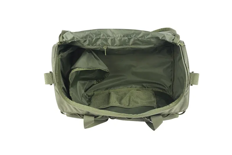 Tactical Duffle Bag – Open Main Compartment with Mesh Organizer Pocket