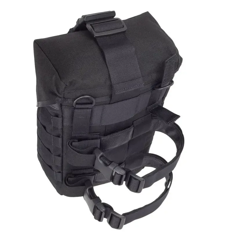 Black Tactical MOLLE Pouch (drop leg)