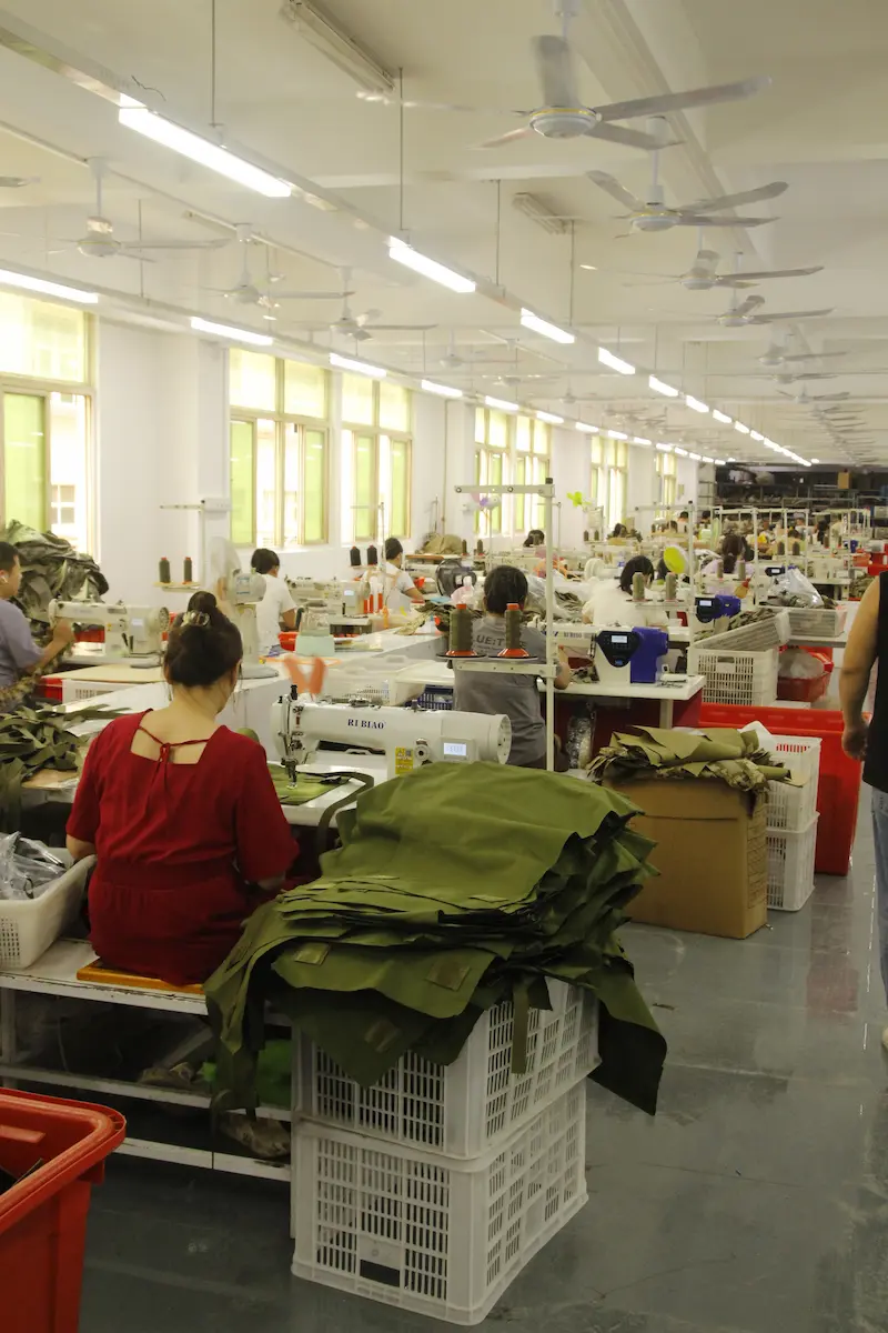 tactical gear company factory