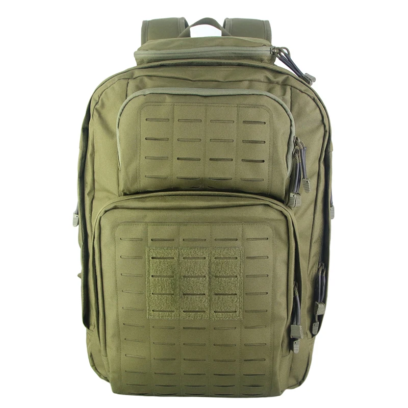 OD Green Large Laser-Cut MOLLE Tactical Backpack